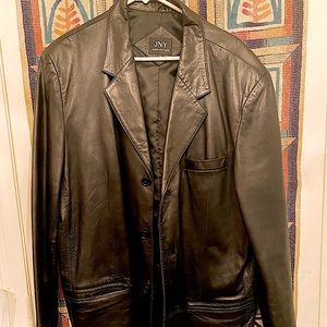 Men’s leather jacket, sports coat, suit coat